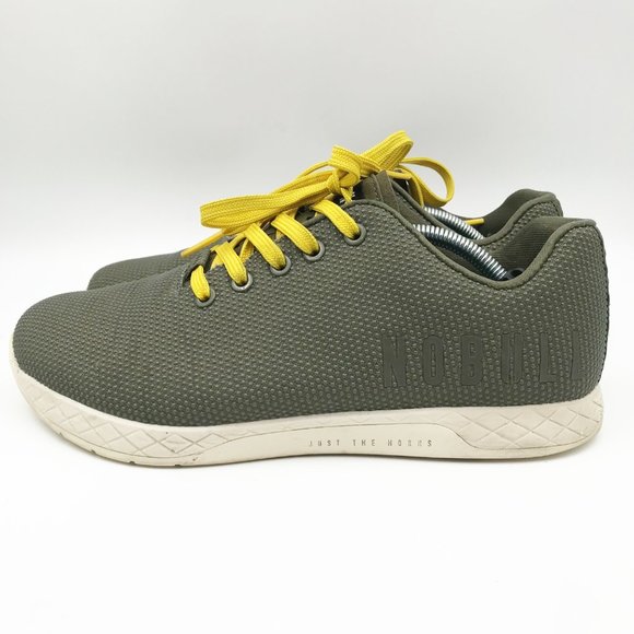 NOBULL Trainers Green Athletic Running Sneakers Shoes Mens 8.5 Womens 10 - Picture 3 of 13